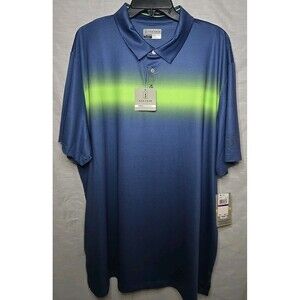 NWT PGA Tour Pro Series Stretch Polo Shirt Sz XXL True Navy